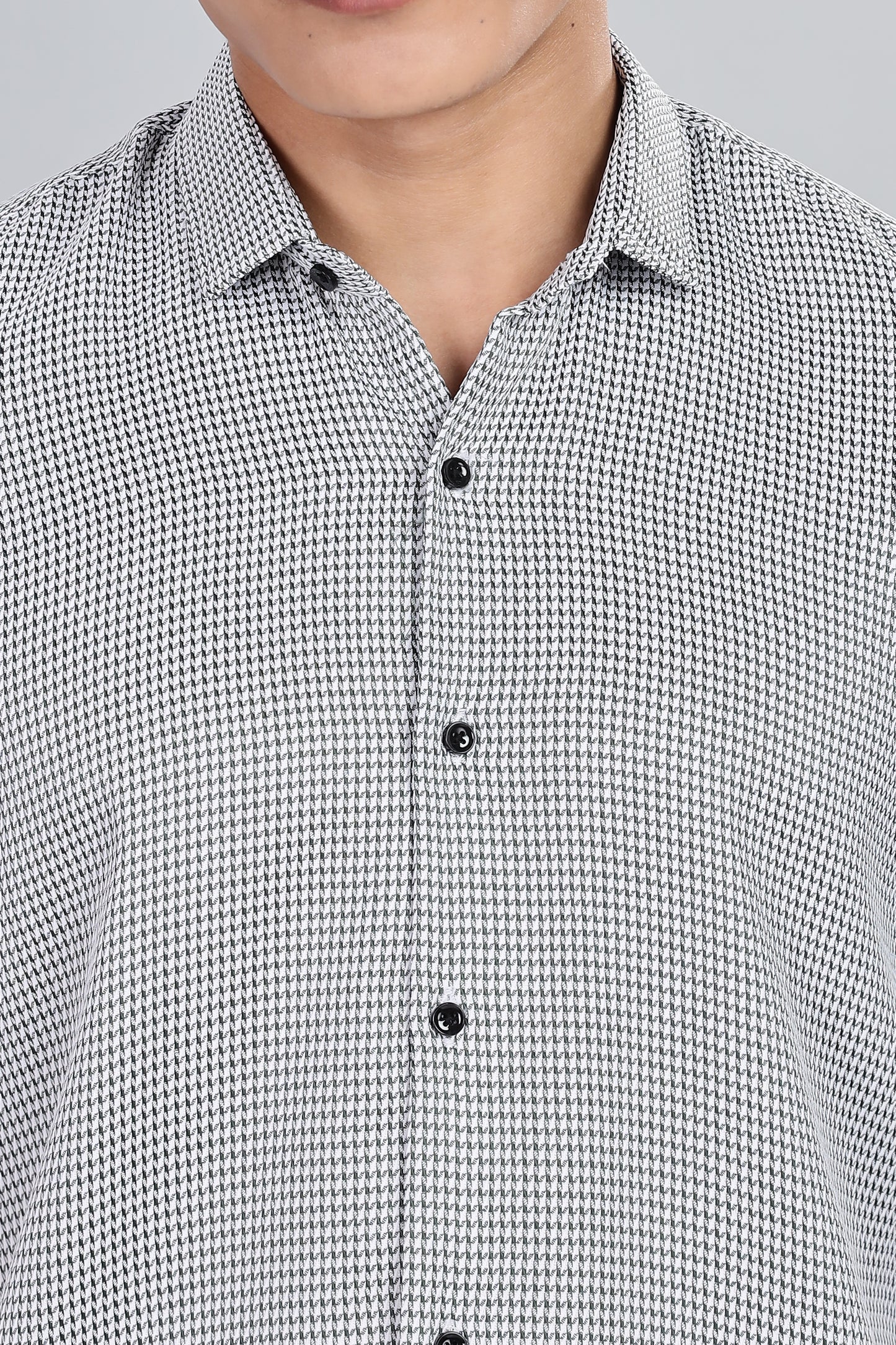 Men’s Short Sleeve Casual Shirt(BLACK) – Premium Cotton Blend | Lightweight & Breathable