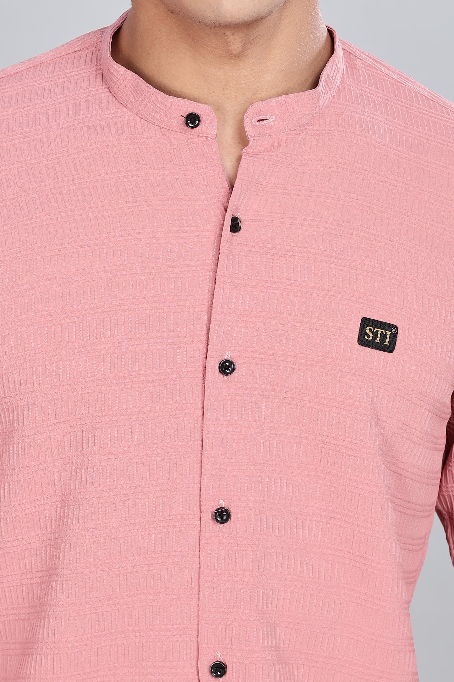 Pink Smart-Fit Spandex Shirt – Flexible & Long-Lasting