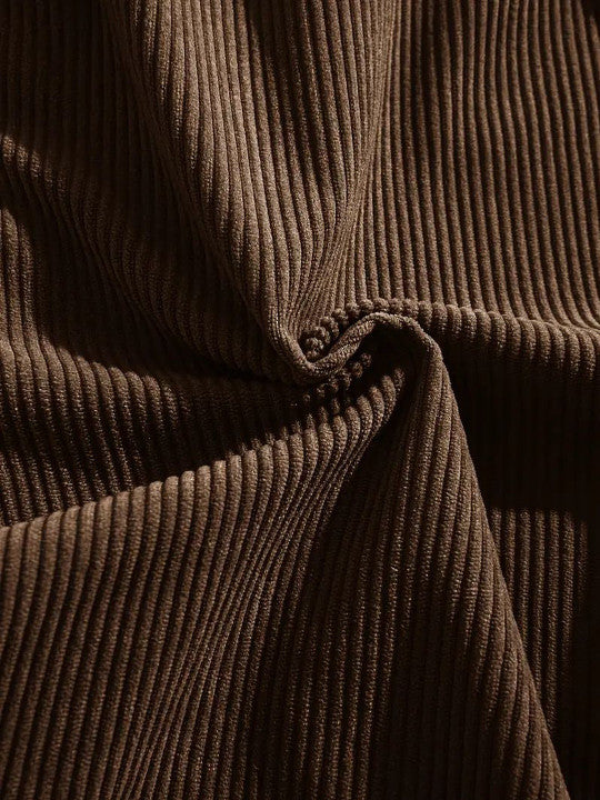 Men’s Brown Ribbed Casual Shorts – Premium Textured Summer Shorts
