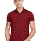 Red Premium Textured Pattern Shirt