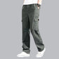 Men’s Heavy-Duty Cotton Cargo Pants(GREEN) – Rugged Style, All-Day Comfort