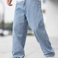 Men's Loose Fit Baggy Jeans(Light-Blue) – Durable, Stylish & Breathable