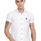 White Premium Textured Pattern Shirt