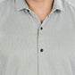 Men’s Short Sleeve Casual Shirt(Olive Green) – Premium Cotton Blend | Lightweight & Breathable