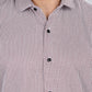 Men’s Short Sleeve Casual Shirt(Marron) – Premium Cotton Blend | Lightweight & Breathable