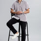 Men’s Short Sleeve Casual Shirt(Marron) – Premium Cotton Blend | Lightweight & Breathable