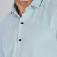 Men’s Short Sleeve Casual Shirt(AQUE) – Premium Cotton Blend | Lightweight & Breathable