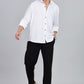 Men’s Premium Textured Shirt(White) – Luxurious Fabric, Timeless Style | Wear Confidence, Own the Moment