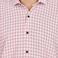 Men’s Premium Checked Shirt – PEACH | Long Sleeve Comfort Fit