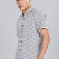 Men’s Premium Checked Shirt – BLACK | Long Sleeve Comfort Fit