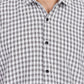Men’s Premium Checked Shirt – BLACK | Long Sleeve Comfort Fit