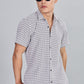 Men’s Premium Checked Shirt – BLACK | Long Sleeve Comfort Fit