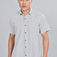 Men’s Premium Checked Shirt – GREY | Long Sleeve Comfort Fit