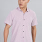 Men’s Premium Checked Shirt – PURPLE | Long Sleeve Comfort Fit