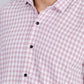 Men’s Premium Checked Shirt – PURPLE | Long Sleeve Comfort Fit