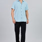 Men’s Premium Checked Shirt – SKY | Long Sleeve Comfort Fit