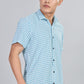 Men’s Premium Checked Shirt – SKY | Long Sleeve Comfort Fit