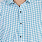 Men’s Premium Checked Shirt – SKY | Long Sleeve Comfort Fit