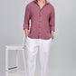 Men’s Premium Textured Shirt(Dusky Rose) – Luxurious Fabric, Timeless Style | Wear Confidence, Own the Moment