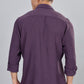 Men’s Premium Textured Shirt(Dark-Purple) – Luxurious Fabric, Timeless Style | Wear Confidence, Own the Moment