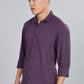 Men’s Premium Textured Shirt(Dark-Purple) – Luxurious Fabric, Timeless Style | Wear Confidence, Own the Moment