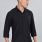 Men’s Premium Textured Shirt(Black) – Luxurious Fabric, Timeless Style | Wear Confidence, Own the Moment