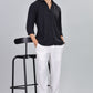 Men’s Premium Textured Shirt(Black) – Luxurious Fabric, Timeless Style | Wear Confidence, Own the Moment