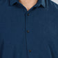Men’s Premium Textured Shirt(Dark Blue) – Luxurious Fabric, Timeless Style | Wear Confidence, Own the Moment