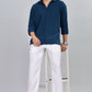 Men’s Premium Textured Shirt(Dark Blue) – Luxurious Fabric, Timeless Style | Wear Confidence, Own the Moment