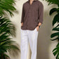 Men’s Premium Textured Shirt(Coffee) – Luxurious Fabric, Timeless Style | Wear Confidence, Own the Moment