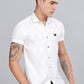 White Premium Textured Pattern Shirt