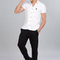 White Premium Textured Pattern Shirt