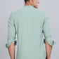 Mint Smart-Fit Spandex Shirt – Flexible & Long-Lasting