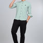 Mint Smart-Fit Spandex Shirt – Flexible & Long-Lasting