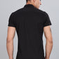 Black Premium Cotton Blend Casual Shirt – Soft & Breathable Fabric