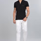 Black Premium Cotton Blend Casual Shirt – Soft & Breathable Fabric