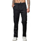 Black Solid Cargo Pants Fabric – Comfortable and Durable for Everyday Wear