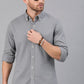 Men’s Black Solid Full Sleeve Button Down Casual Shirt