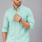 Men’s Black Solid Full Sleeve Button Down Casual Shirt