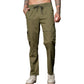 Green Solid Cargo Pants Fabric – Comfortable and Durable for Everyday Wear
