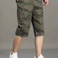 Men’s Green Camo Utility Cargo Shorts
