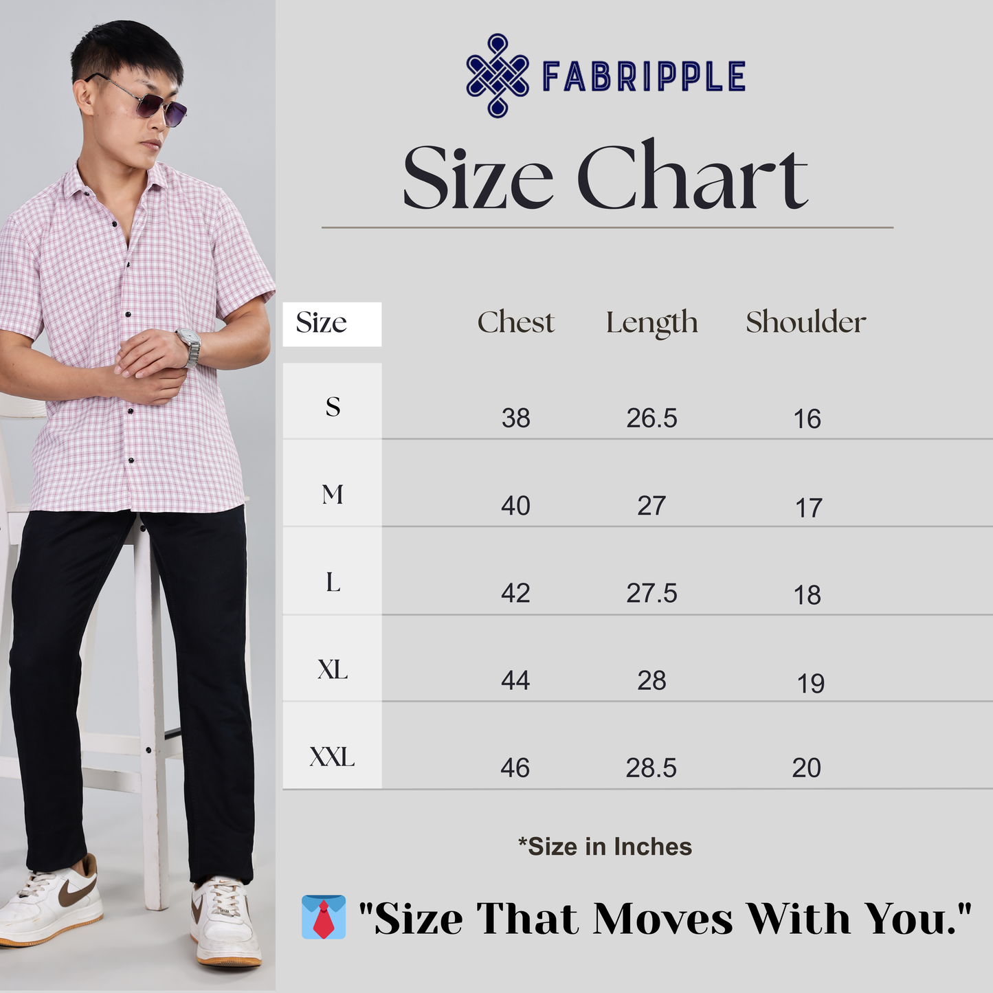 Men’s Premium Checked Shirt – PURPLE | Long Sleeve Comfort Fit