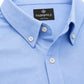 Men’s Sky Blue Solid Full Sleeve Button-Down Casual Shirt