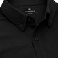 Men’s Black Solid Full Sleeve Button Down Casual Shirt