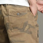 Men’s Khaki Camo Utility Cargo Shorts
