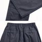 Fabripple Men’s Dark Grey Utility Cargo Pants