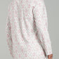 Men’s Rani Pink Ethnic Printed Textured Kurta