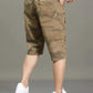 Men’s Khaki Camo Utility Cargo Shorts