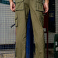 Green Solid Cargo Pants Fabric – Comfortable and Durable for Everyday Wear