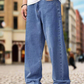 Men's Loose Fit Baggy Jeans(Blue) – Durable, Stylish & Breathable